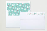 "Berries of fun" - Retired Holiday Cards in Icicle by Michelle Poe - Liner and Label