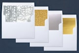 "Water drops" - Retired Holiday Cards in Charcoal by Abby Munn - Slip-In Envelope Liners