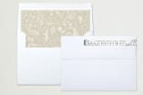 "Wild and Free" - Retired Holiday Cards in Wheat Fields by Design Lotus - Liner and Label