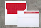 "Timeless Joy" - Retired Holiday Cards in Cherry by Ashley Hegarty - Liner and Label