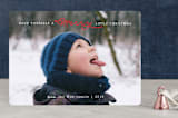 "Have Yourself A Merry Little Christmas" - Retired Holiday Cards in Cranberry by Itsy Belle Studio - Front