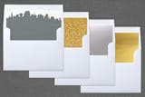 "City Greetings" - Retired Holiday Cards in Powder by Kaydi Bishop - Slip-In Envelope Liners
