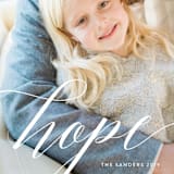 "A Time of Hope" - Retired Holiday Cards in Snow by Pine Street Creative - Close-Up