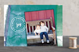 "Joyful Watercolor" - Retired Holiday Cards in Island by Liza Liss - Front