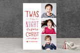"Joy Upon Joy" - Retired Holiday Cards in Bright Reds by Tanya Lee of Frooted Design - Front