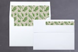 "Light & Life" - Retired Holiday Cards in Taupe by Kate Sorensen - Liner and Label