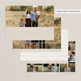 "divine" - Retired Holiday Cards in Snow by Lauren Chism - Back of Card