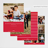 "Take Note" - Retired Holiday Cards in Ruby by Lauren Chism - Back of Card