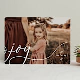 "joy delicate" - Retired Holiday Cards in Snow by Hannah Williams - Front
