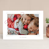 "Holiday Hugs" - Retired Holiday Cards in Crimson by Carrie ONeal - Front