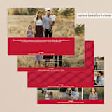 "Holiday Hugs" - Retired Holiday Cards in Crimson by Carrie ONeal - Back of Card