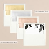 "Heavenly" - Retired Holiday Cards in Icicle by Design Lotus - Slip-In Envelope Liners