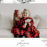 "pine needle merry" - Retired Holiday Cards in Pine by Mango Ink - Close-Up