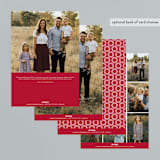 "Modern Tidings" - Retired Holiday Cards in Stocking by Olivia Raufman - Back of Card