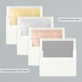 "Modern Tidings" - Retired Holiday Cards in Stocking by Olivia Raufman - Slip-In Envelope Liners