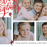 "Collage Shimmer Script" - Retired Holiday Cards in Holly by Alethea and Ruth - Close-Up