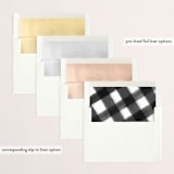 "Traditional" - Retired Holiday Cards in Snow by Joanna Griffin - Slip-In Envelope Liners