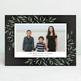 "Classic Greenery" - Retired Holiday Cards in Smoke by Lorent and Leif - Front