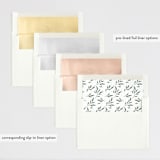 "Classic Greenery" - Retired Holiday Cards in Smoke by Lorent and Leif - Slip-In Envelope Liners