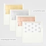 "goodness + light" - Retired Holiday Cards in Snow by Lori James - Slip-In Envelope Liners