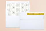 "goodness + light" - Retired Holiday Cards in Snow by Lori James - Liner and Label