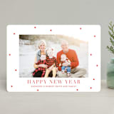 "Brightly" - Retired Holiday Cards in Peppermint by Megan Davis - Front