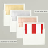 "Brightly" - Retired Holiday Cards in Peppermint by Megan Davis - Slip-In Envelope Liners