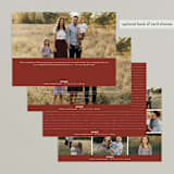 "a thrill" - Retired Holiday Cards in Warmth by Design Lotus - Back of Card