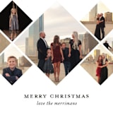 "Geometric Diamonds" - Retired Holiday Cards in Winter by Amy Elizabeth - Close-Up