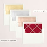 "Geometric Diamonds" - Retired Holiday Cards in Winter by Amy Elizabeth - Slip-In Envelope Liners