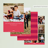 "All Good Words" - Retired Holiday Cards in Cardinal by Hooray Creative - Back of Card