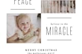 "The Miracle of Christmas" - Retired Holiday Cards in Vanilla by Lehan Veenker - Close-Up