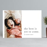 "Yet to Come" - Retired Holiday Cards in Onyx by Alaina Cherup - Front