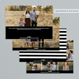 "Yet to Come" - Retired Holiday Cards in Onyx by Alaina Cherup - Back of Card