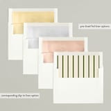 "Split Arch" - Retired Holiday Cards in Vanilla by Danie Romrell - Slip-In Envelope Liners