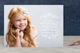 "Wonderful Frame" - Retired Holiday Cards in Snow by curiouszhi - Front