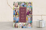 "The Lord Has Come" - Retired Holiday Cards in maroon by Lori James - Front