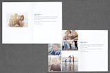 "Tidings" - Retired Holiday Cards in periwinkle by Olivia Raufman - Interior Options