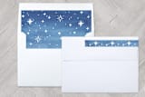 "Holy Star Night" - Retired Holiday Cards in Night Sky by Nicole Barreto - Liner and Label