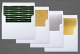 "God with Us" - Retired Holiday Cards in Icing by Design Lotus - Slip-In Envelope Liners