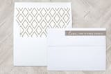 "Elegant Glory" - Retired Holiday Cards in Snow by Carly Reed Walker - Liner and Label