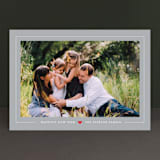 "Tiny Red Heart" - Retired Holiday Cards in Platinum by Erin Deegan - Front