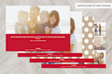 "Blessed Midwest" - Retired Holiday Cards in Berry by Alaina Cherup - Back of Card