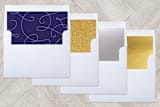 "Herald Angels & Newborn King" - Retired Holiday Cards in Glacier by Carolyn Kach - Slip-In Envelope Liners