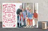 "festive picado" - Retired Holiday Cards in snow by silverscreen studio - Front