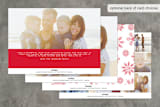"festive picado" - Retired Holiday Cards in snow by silverscreen studio - Back of Card