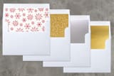 "festive picado" - Retired Holiday Cards in snow by silverscreen studio - Slip-In Envelope Liners