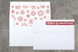 "festive picado" - Retired Holiday Cards in snow by silverscreen studio - Liner and Label