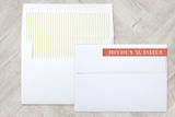 "Rejoice Ornate" - Retired Holiday Cards in Sage by Stacy Kron - Liner and Label