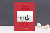 "His Name" - Retired Holiday Cards in Cranberry by The Carillos - Front